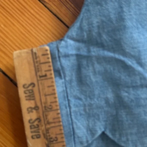 J. Crew Chambray Scalloped Shorts - Picture 6 of 6